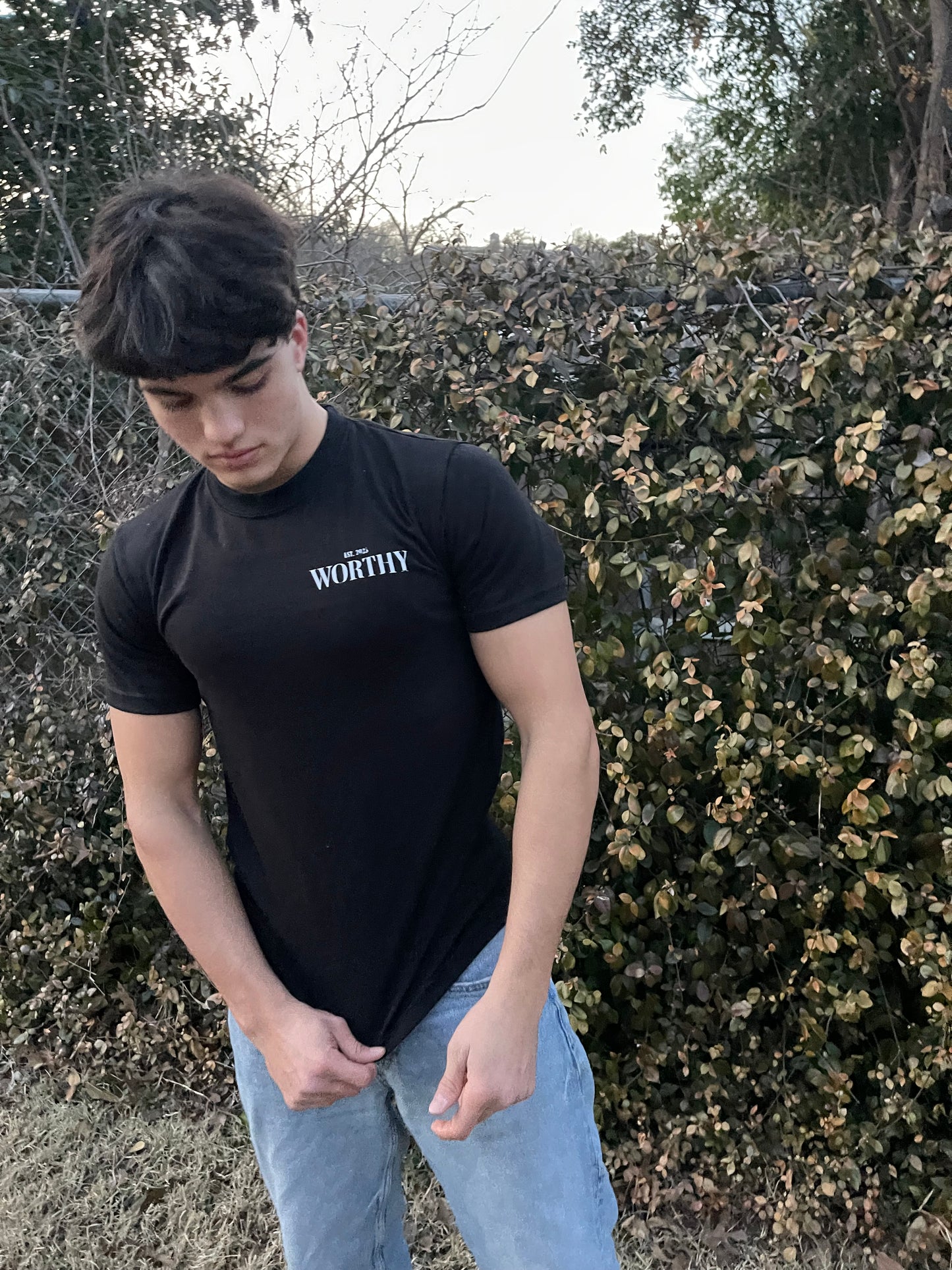 Black Tee-Shirt, Proverbs 3:5-6